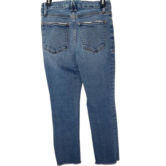 Good American Women's Good Legs Straight Jeans Medium Wash - Picture 3 of 11